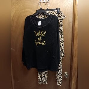 Secret Treasures Black Pajama Set